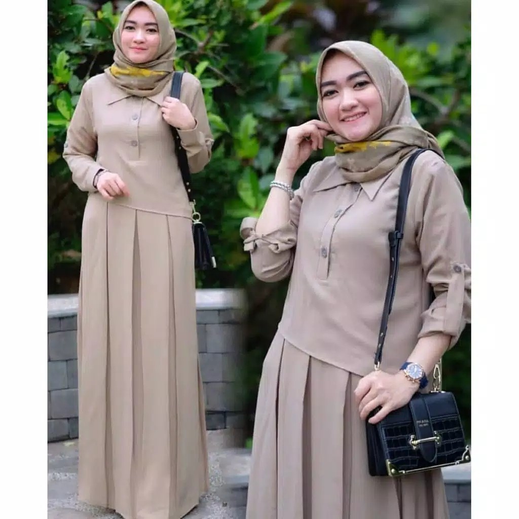 Hawa Dress  Gamis Polos Busui Termurah  PROMO BEST SELLER 2