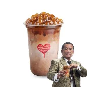 Hazelnut Choco Milk Tea With Sultan Boba