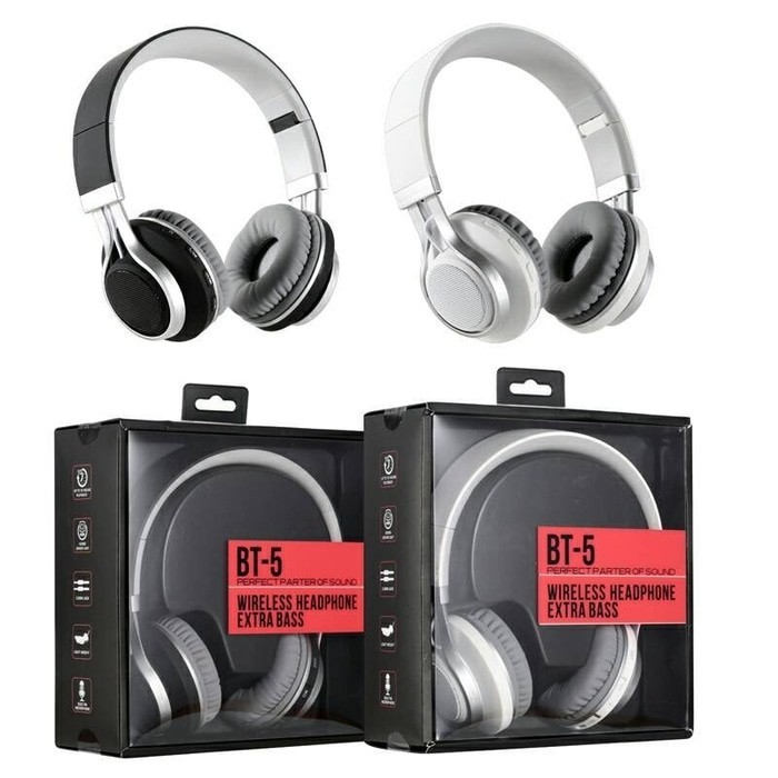 Headset Bluetooth Wireless Rexus BT-5 Headphone Gaming