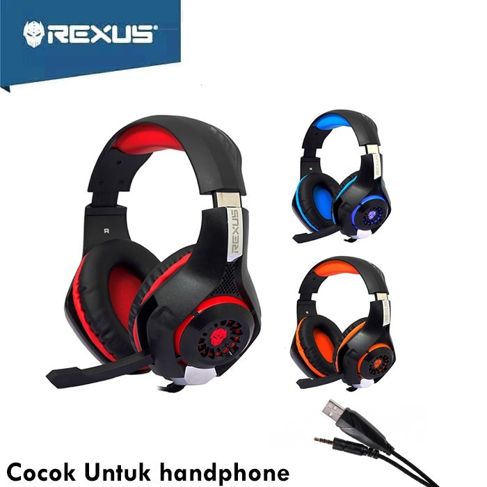 Headset Gaming Rexus F-55 Vonix With Mic LED 2