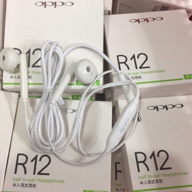 Headset New R12 All Type Half In-ear Headphone 2