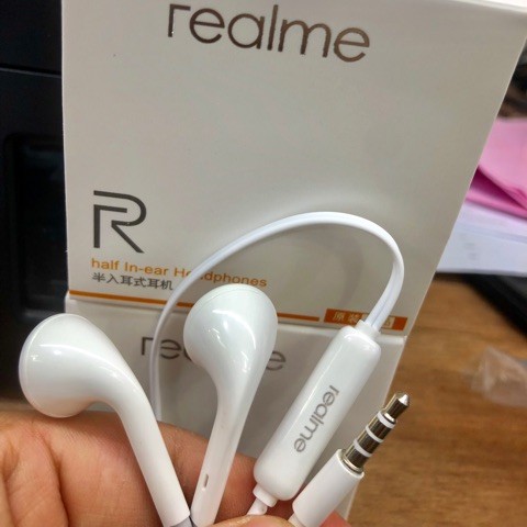 Headset Realme Half In Ear Earphone Handsfree 3