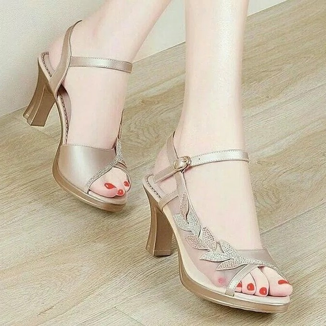 Heels Cantik Lexus Cream