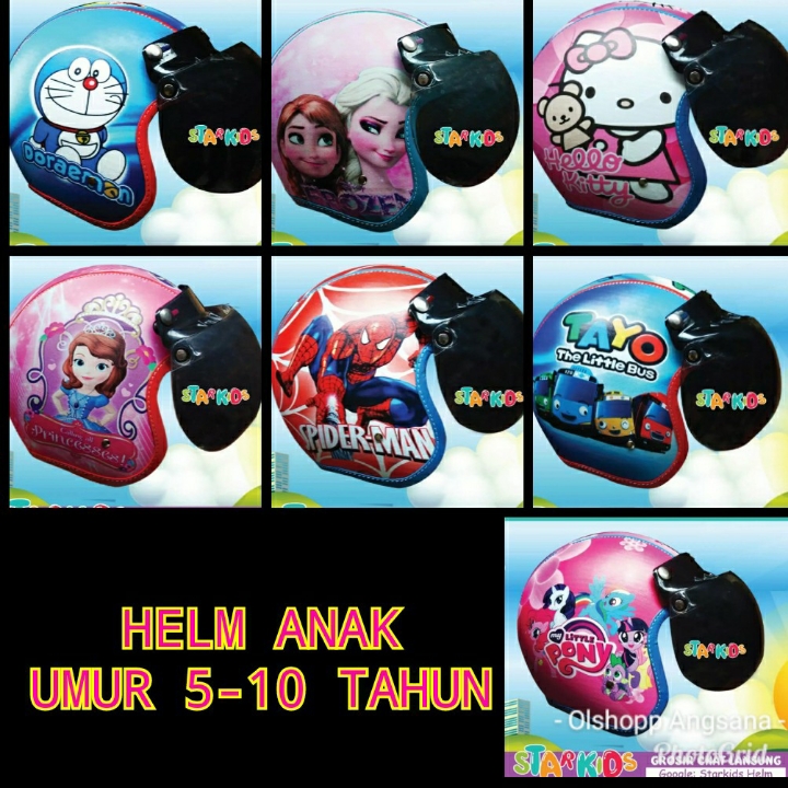 Helm Bogo Anak Karakter