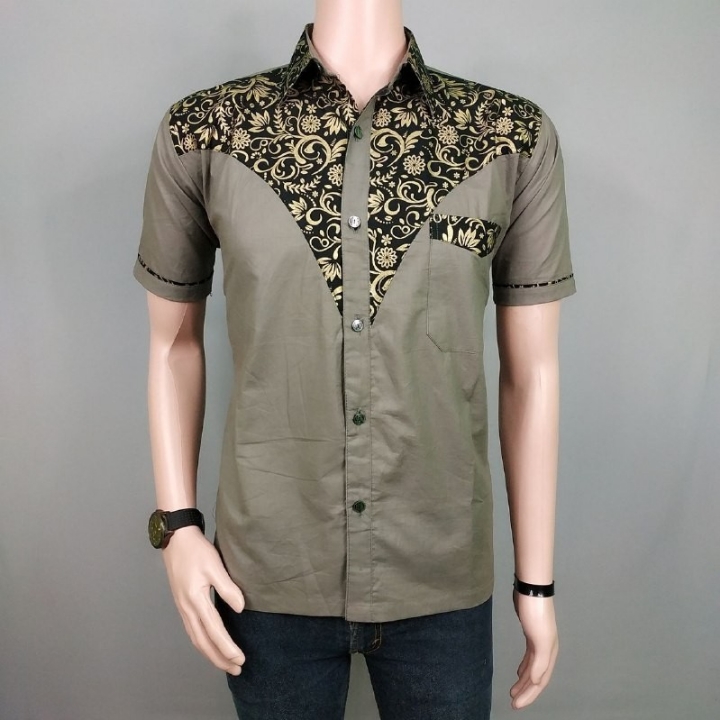 Hem Batik Kombinasi