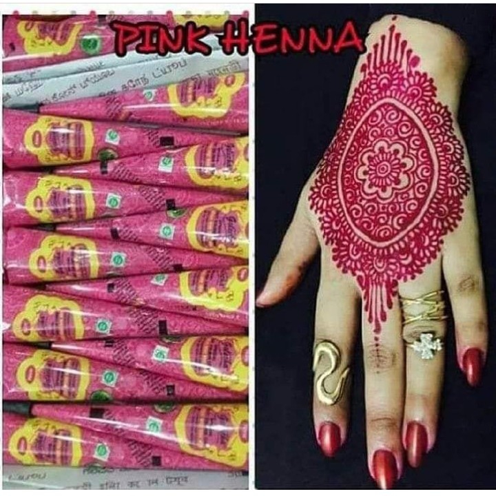 Henna Kulit Warna Pink 2