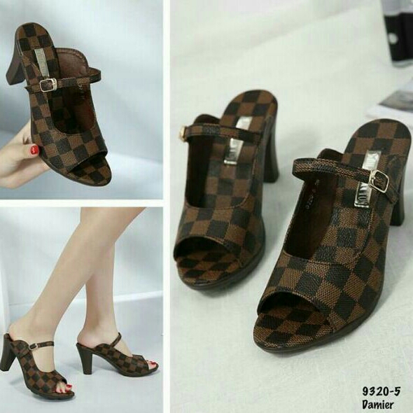 High Heels HJ96 Coklat