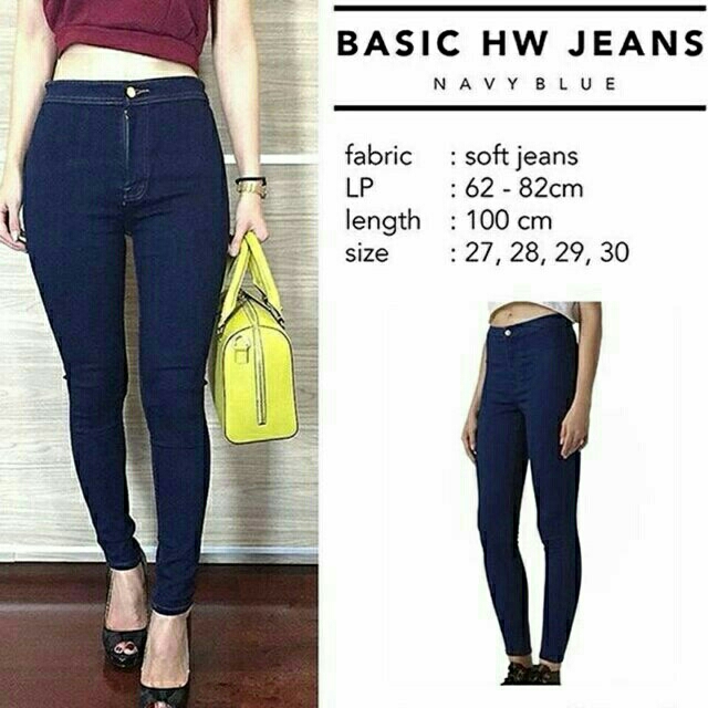 Highwaist Jeans Navy