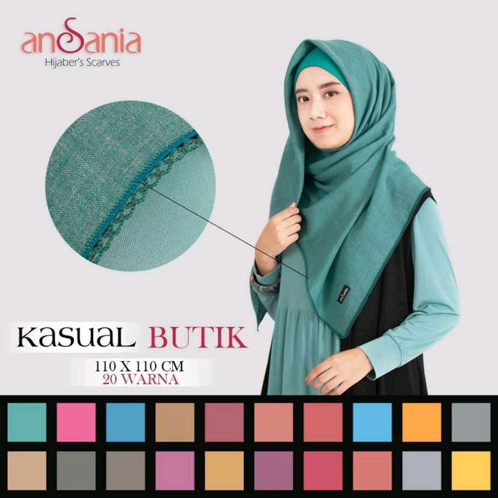 Hijab Ansania Kasual Batik