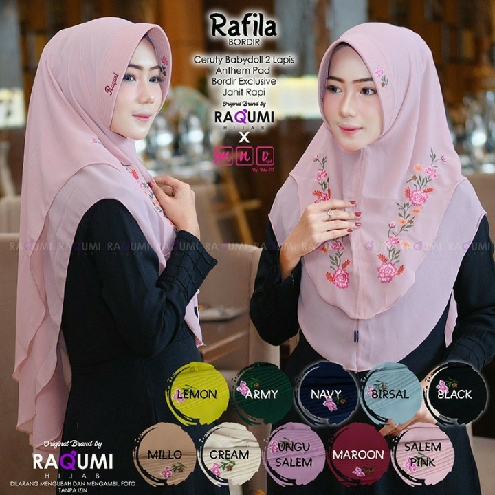 Hijab Rafila Bordir