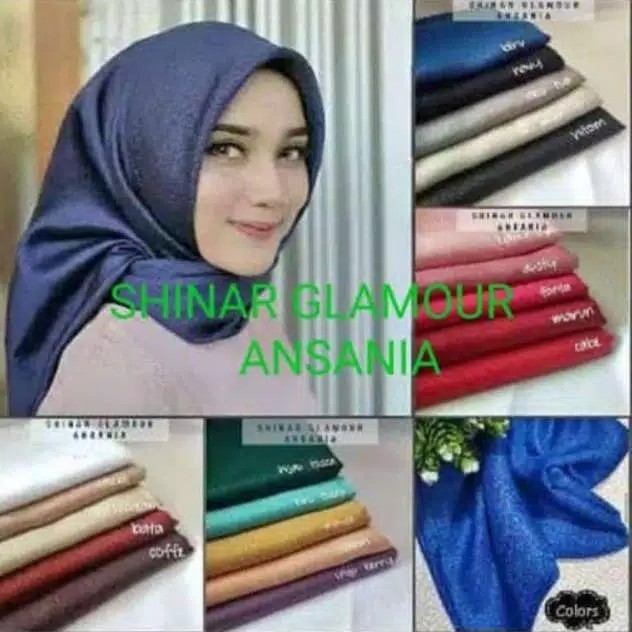 Hijab Segi-empat SHINAR GLAMOUR ANSANIA  2