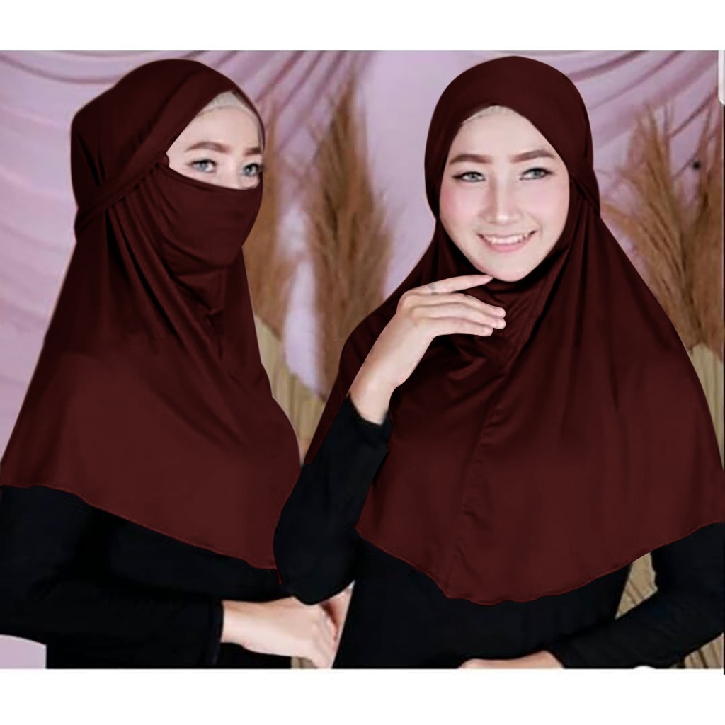 Hijab instan 2in1 Niqab 2