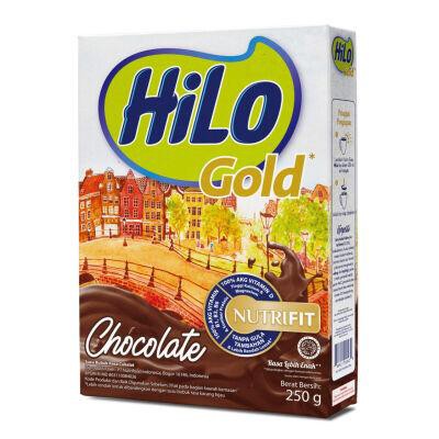 Hilo Gold  Susu Kalsium Chocolate Kotak 250g