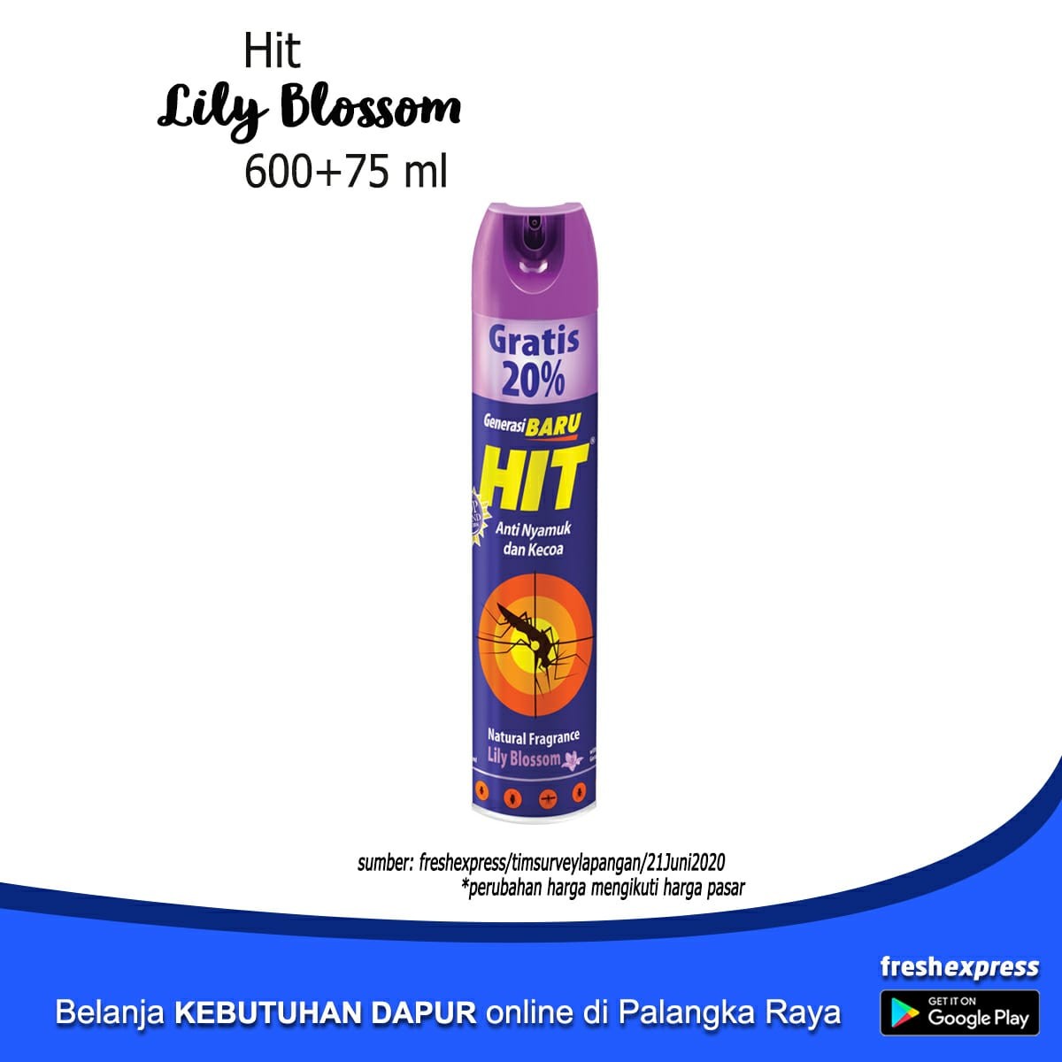 Hit Lily Blossom 600plus75 Ml