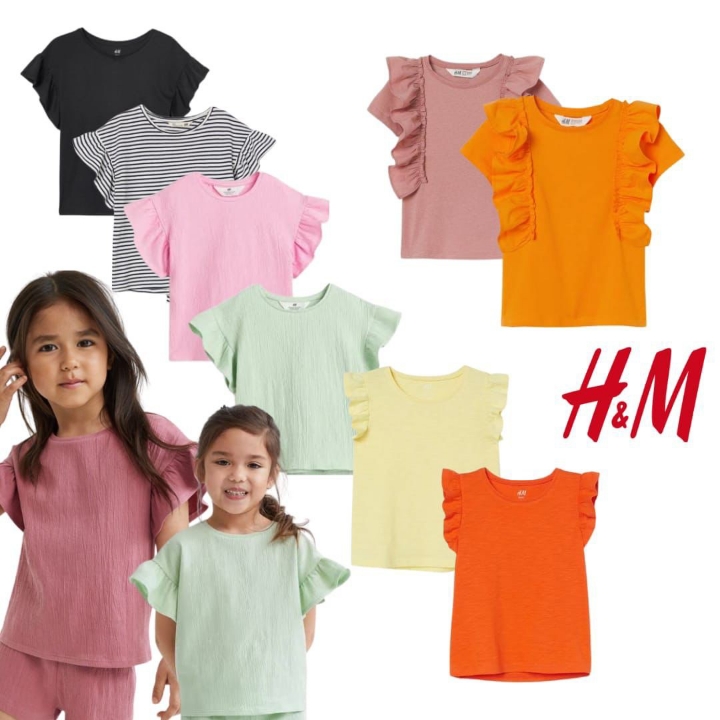 HnM Ruffle Tee