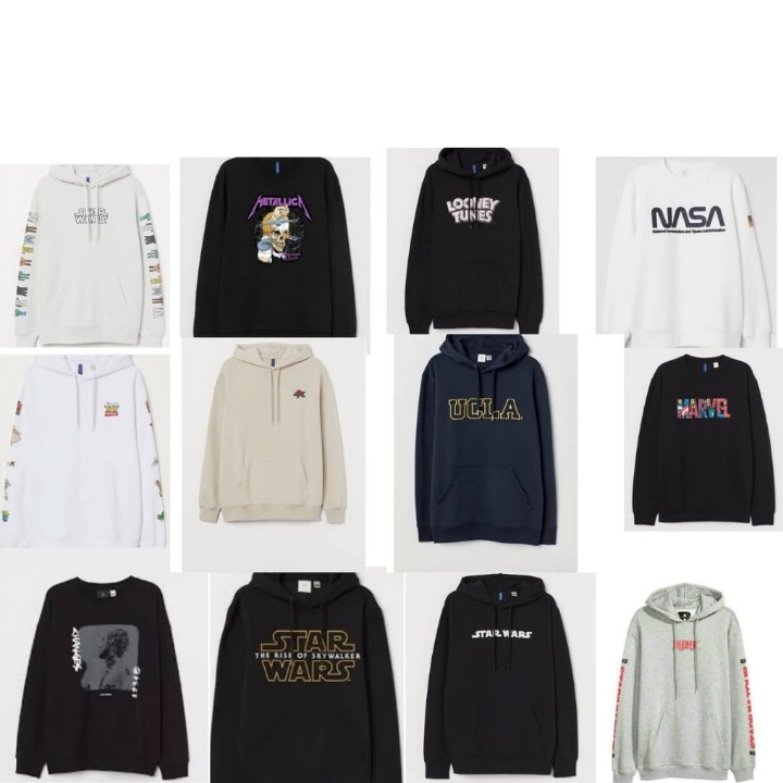 Hnm Hoodie Dan Crewneck Mix