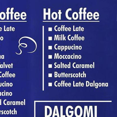 Hot Coffee Late Dalgona