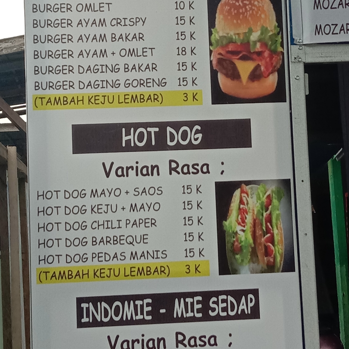 Hot Dog Pedas Manis 