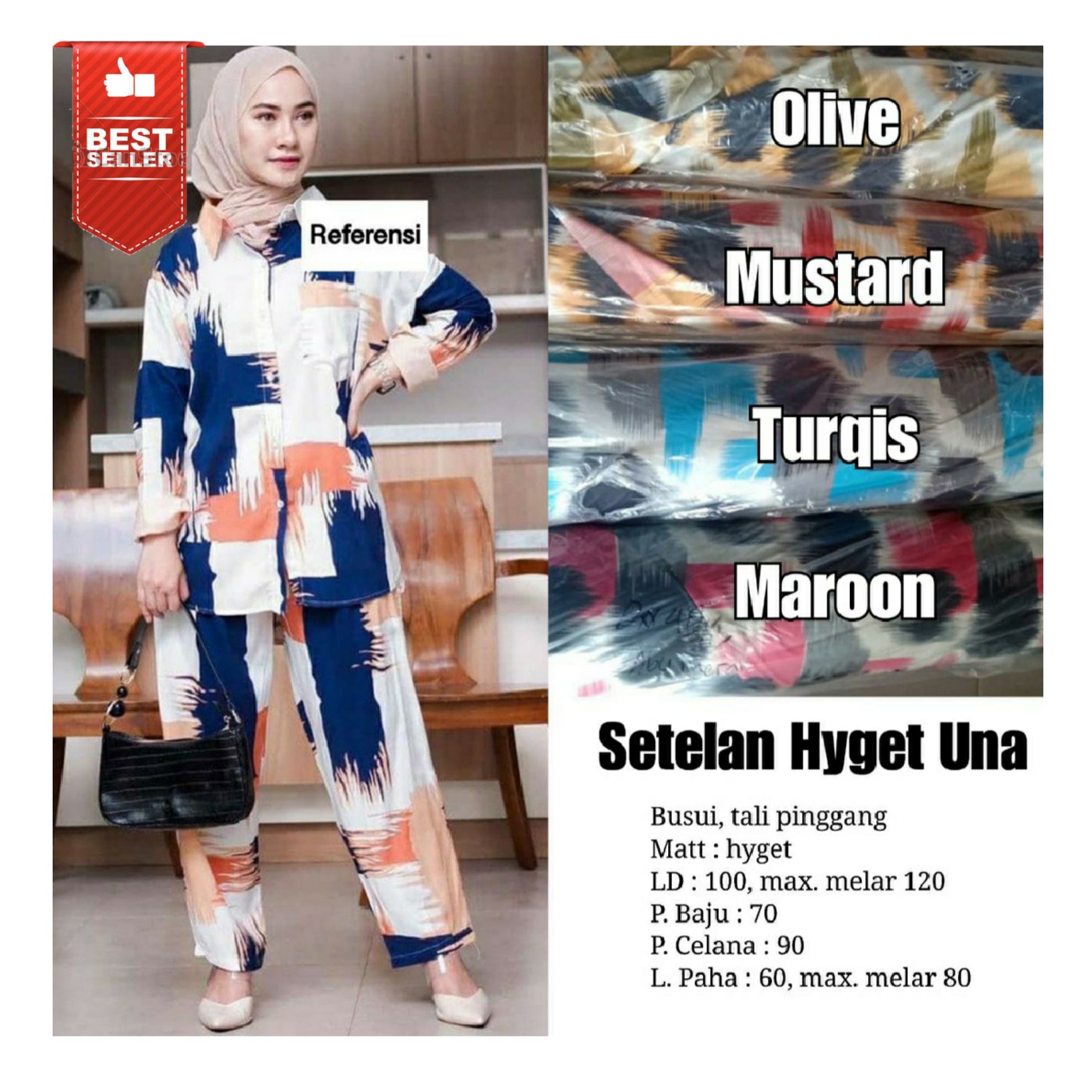 Hyget Kaktus  ONE SET -  SETELAN HYGET UNA