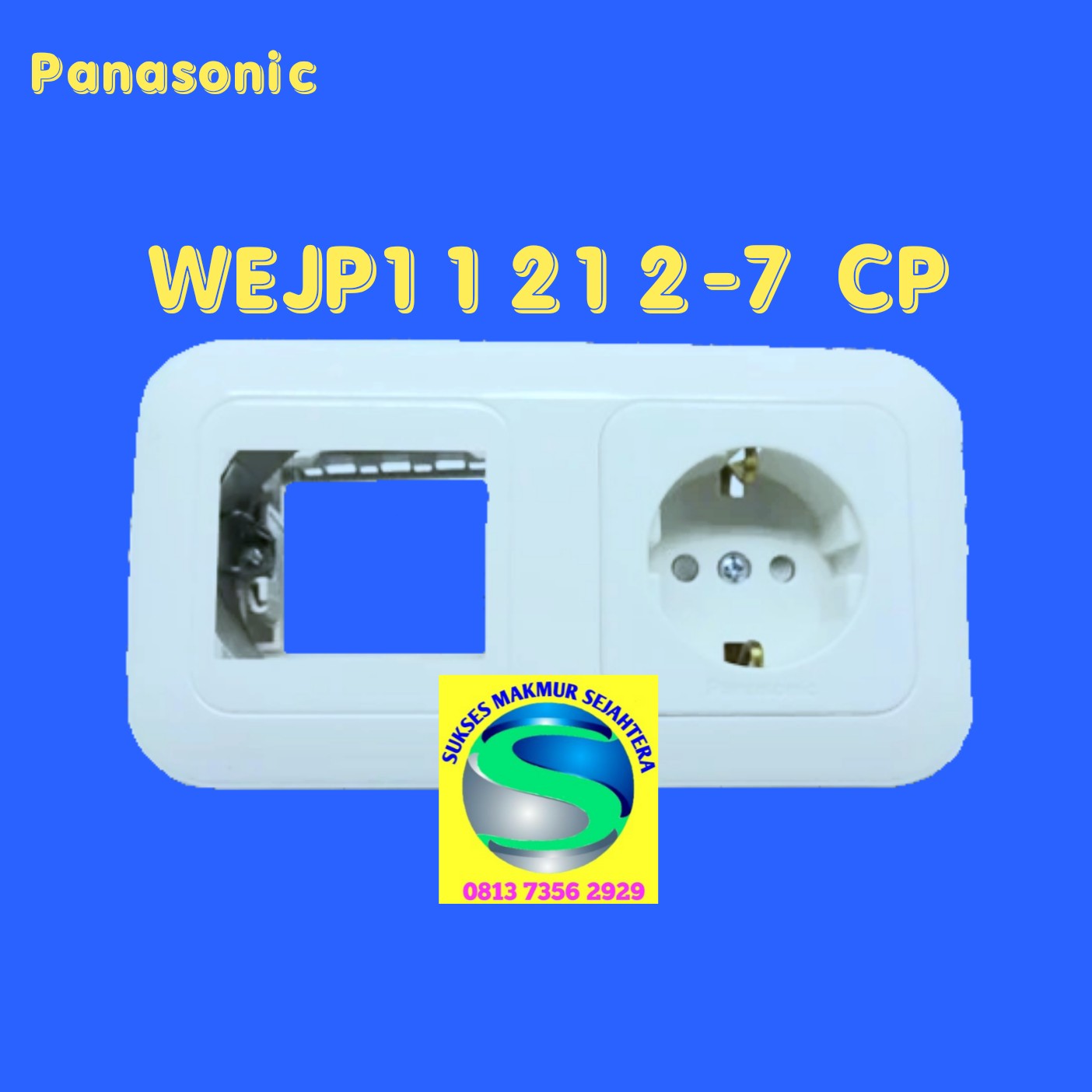 IB STOP KONTAK ARDE FRAME WEJP11212-7 CP PANASONIC