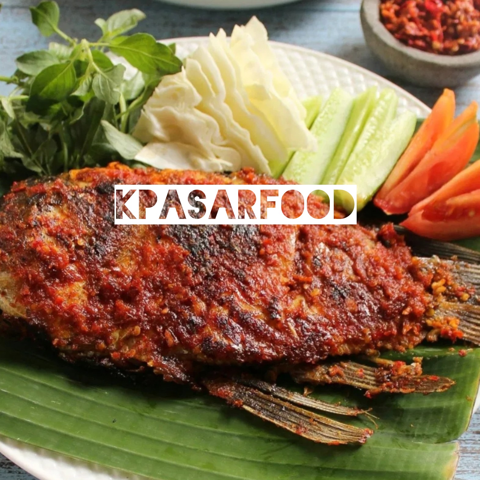 IKAN GURAME BAKAR BUMBU PADANG PAKET NASI