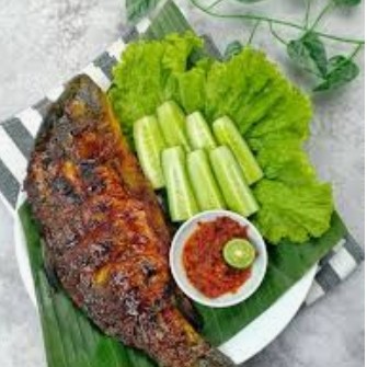 IKAN MAS BAKAR