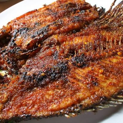 IKAN MAS BAKAR