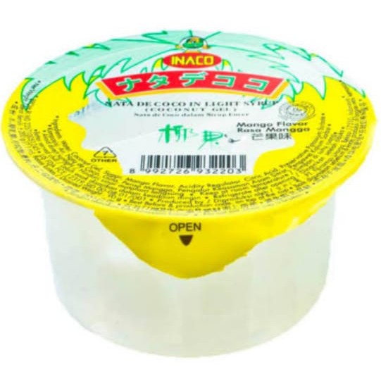 INACO NATA DE COCO MANGO CUP 200 GR