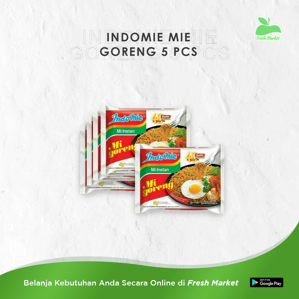 INDOMIE MIE GORENG 5 PCS