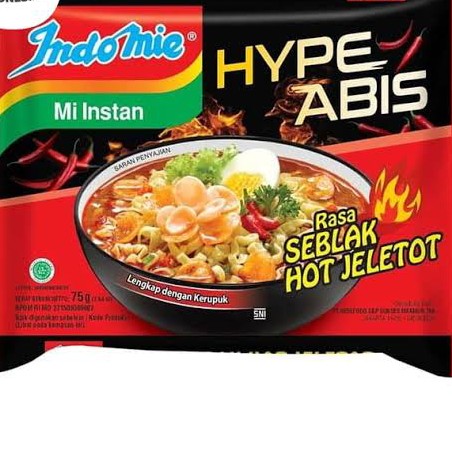 INDOMIE RASA SEBLAK JELETOT 75G