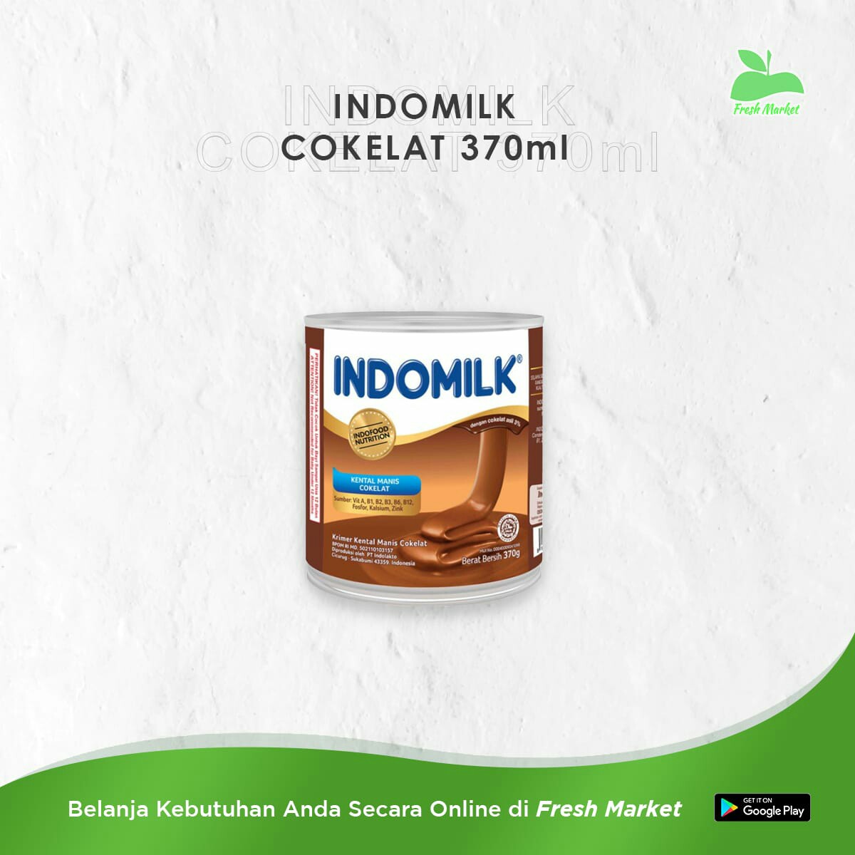 INDOMILK COKLAT 370 ML