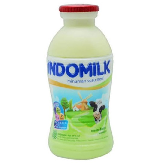 INDOMILK SUSU MELON BOTOL 190ML