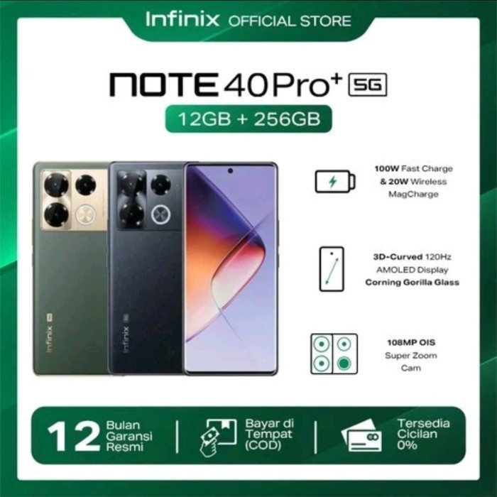 INFINIX NOTE 40 PRO PLUS 5G RAM 12 ROM 256