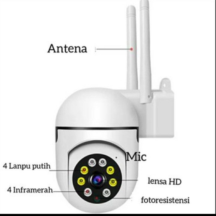 IP CAMERA CCTV OUTDOOR CCTV WIFI 320 PTZ PAN TILT 80MP 1080P App V380 2