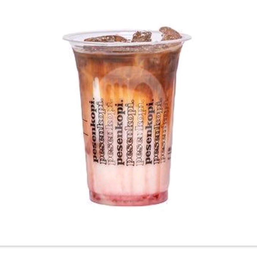 Ice Atau Hot Kopi Susu Strawberry