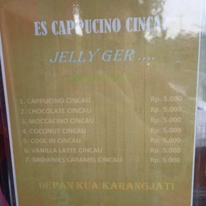 Ice Cappucino Cincau