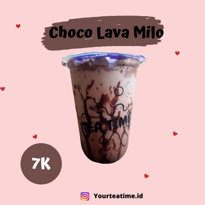 Ice Choco Lava Milo