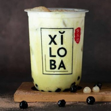 Ice Green Tea Boba 