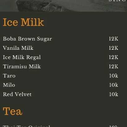 Ice Milk Vanilla Milk