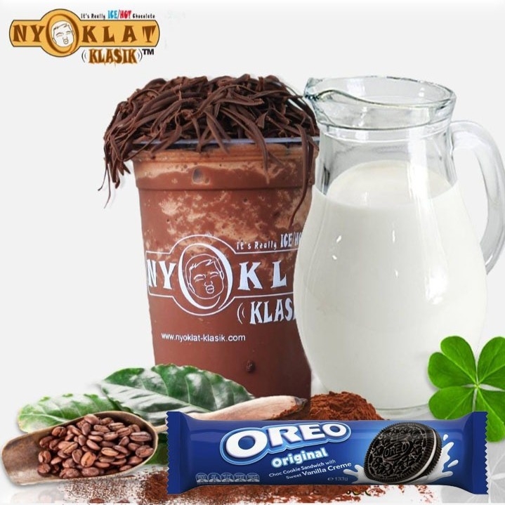 Ice Nyoklat Susu Oreo