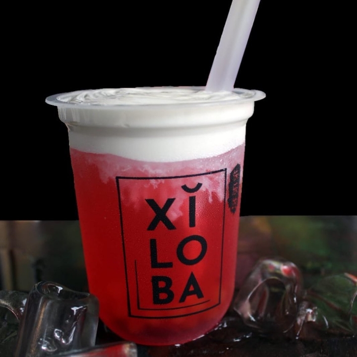 Ice Red Berry Boba