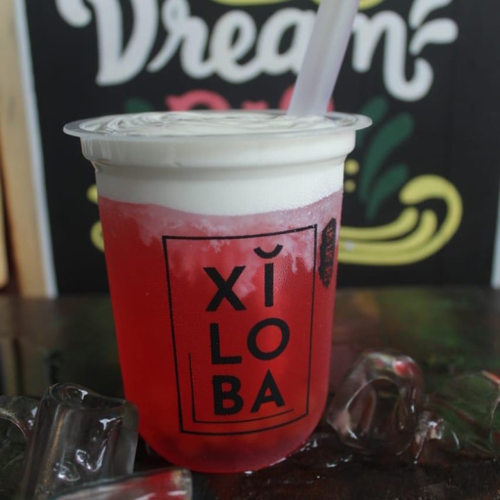 Ice Red Berry Boba