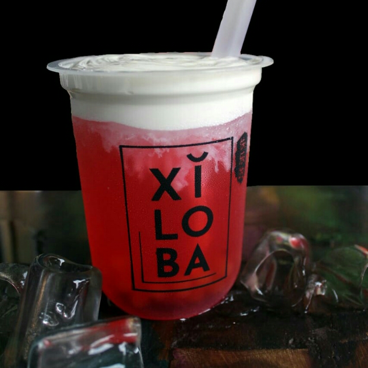 Ice Red Berry Boba