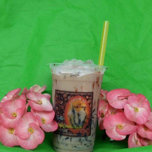 Ice Vanilla Latte Cincau