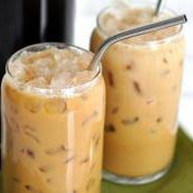 Ice white coffee broo