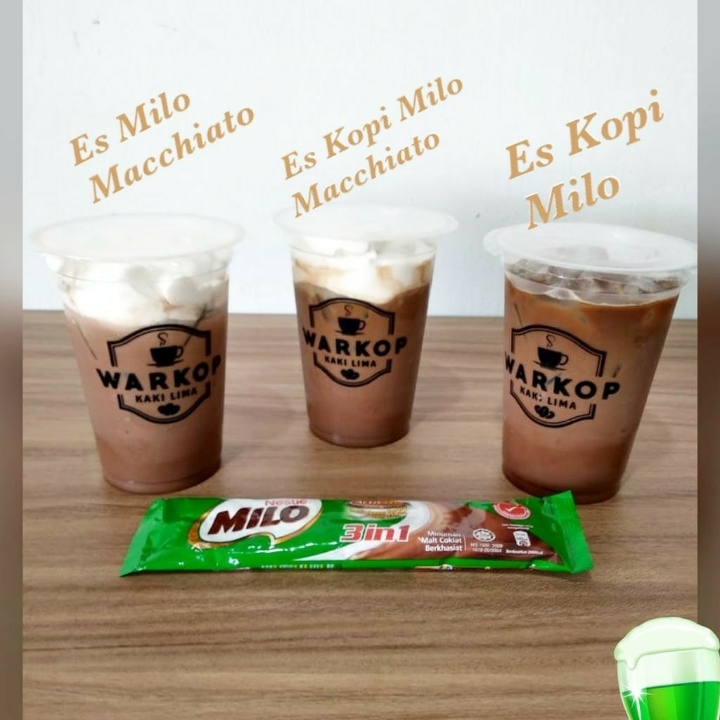 Iced Kopi Milo Macchiato