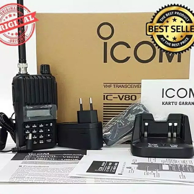 Icom v80  ICV80  IC-V80 V 80 V80E ICOMV80 Lithium VHF ORI NEW 2