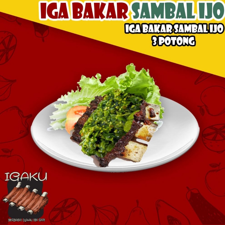 Igaku Bakar Sambal Ijo Sedang