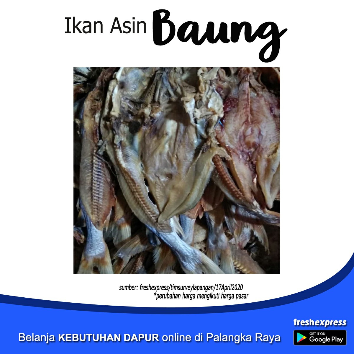 Ikan Asin Baung 1 Kg