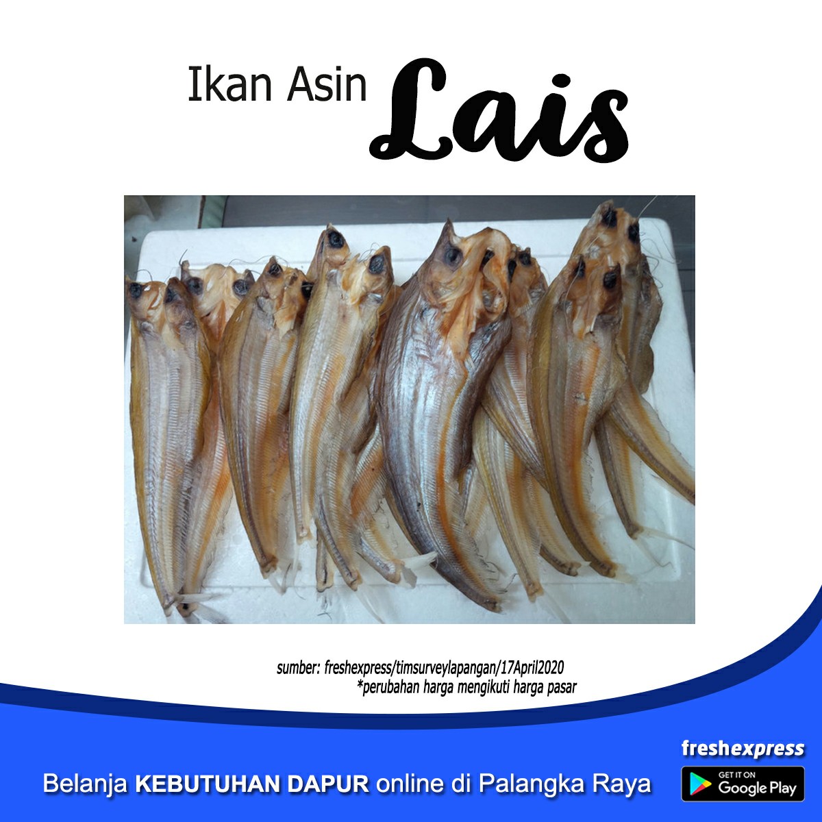 Ikan Asin Lais 1kg